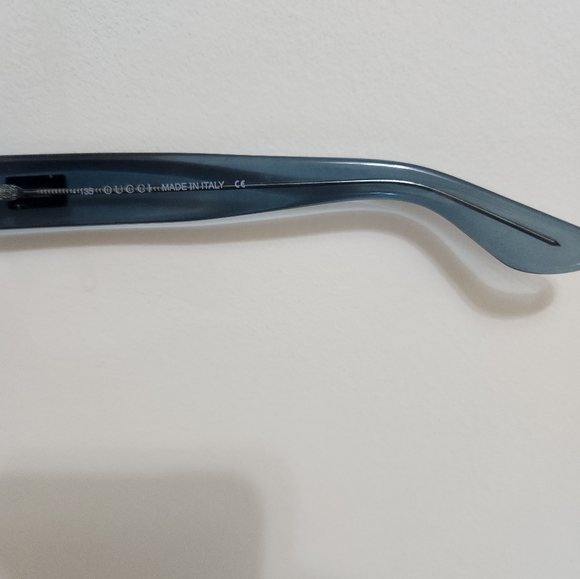 Authentic Vintage Blue Gucci Sunglasses - Picture 6 of 8